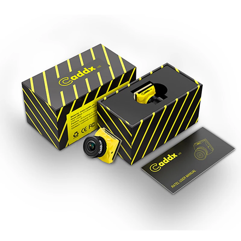 Камера Caddx Ratel FPV 1/1 8 ''Starlight HDR OSD 1200TVL NTSC/PAL 16:9 1: 9 ND8 объектив 1 66 мм 2 для