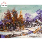 Золотой панно DIY DMC 14CT 11CT DMC ручная работа Вышивка крестом комплекты для рукоделия вышивки Украшение стен дома 89