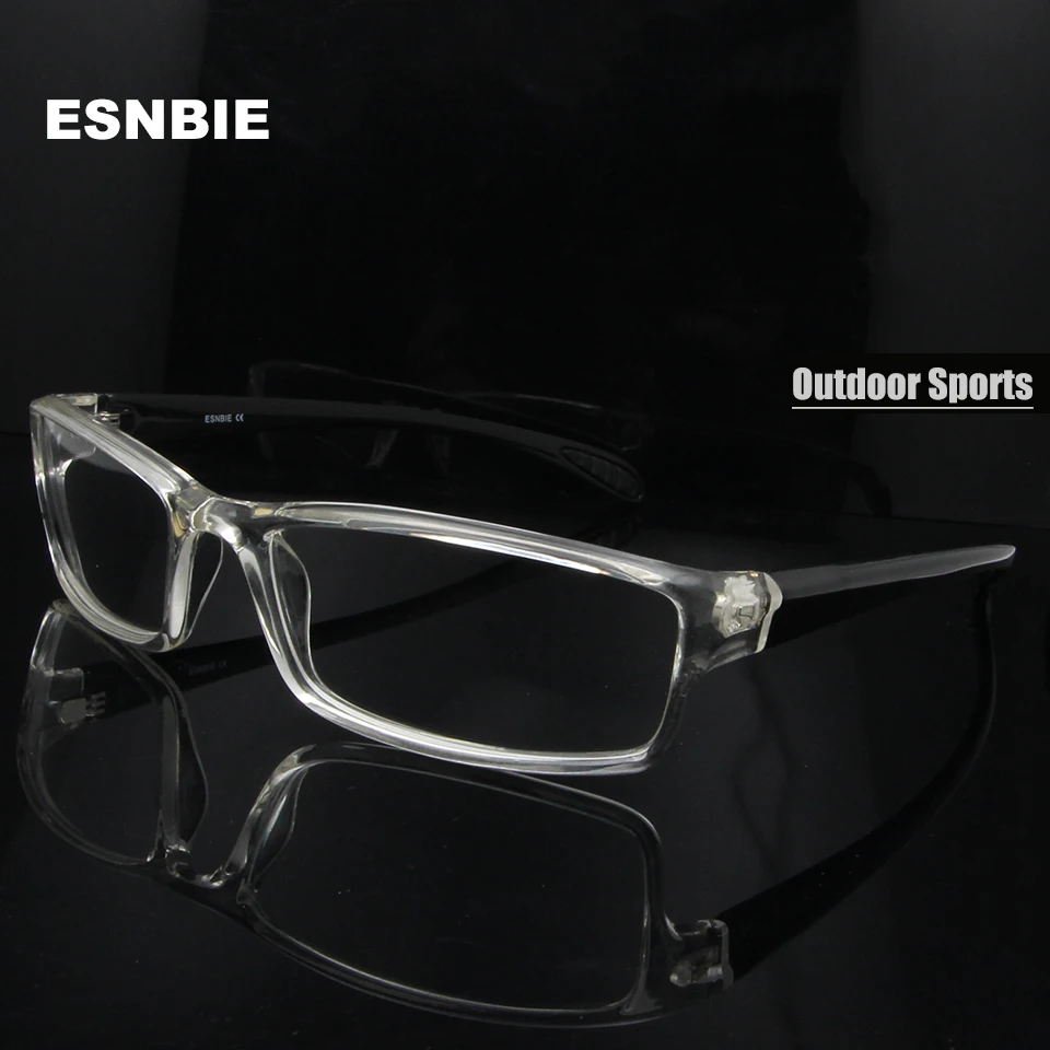 Мужские очки ESNBIE TR90 с гибкой оправой 6 основ|oculos de grau|flexible eyeglass framesprescription glasses |