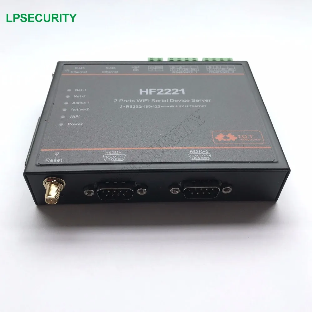 Промышленная модель HF2221 2 Порты WI-FI последовательный сервер последовательных