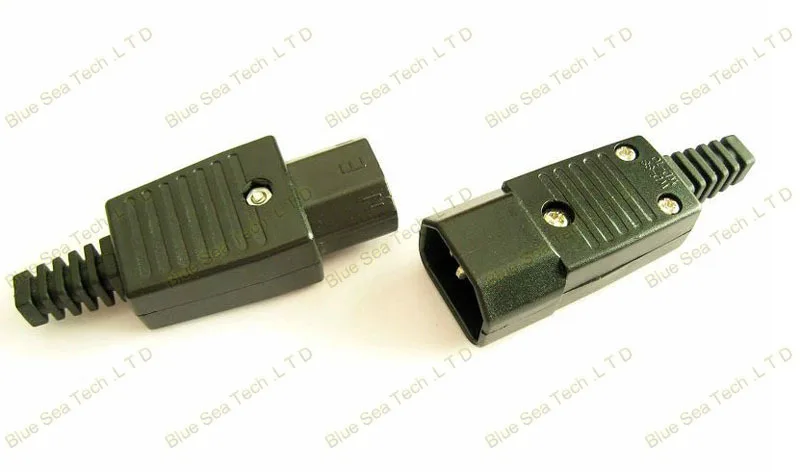 Бесплатная доставка 5 пар IEC320-C14 + C13 разъем для кабеля питания штекер и гнездо C14