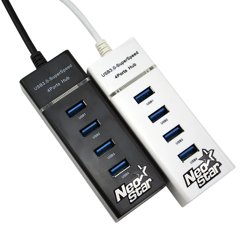 4 Порты и разъёмы USB 3,0 Hub Высокоскоростной разветвитель для компьютера Тетрадь портативных ПК Mac MacBook WIN 7 8 Usb кабель компьютерные аксессуары