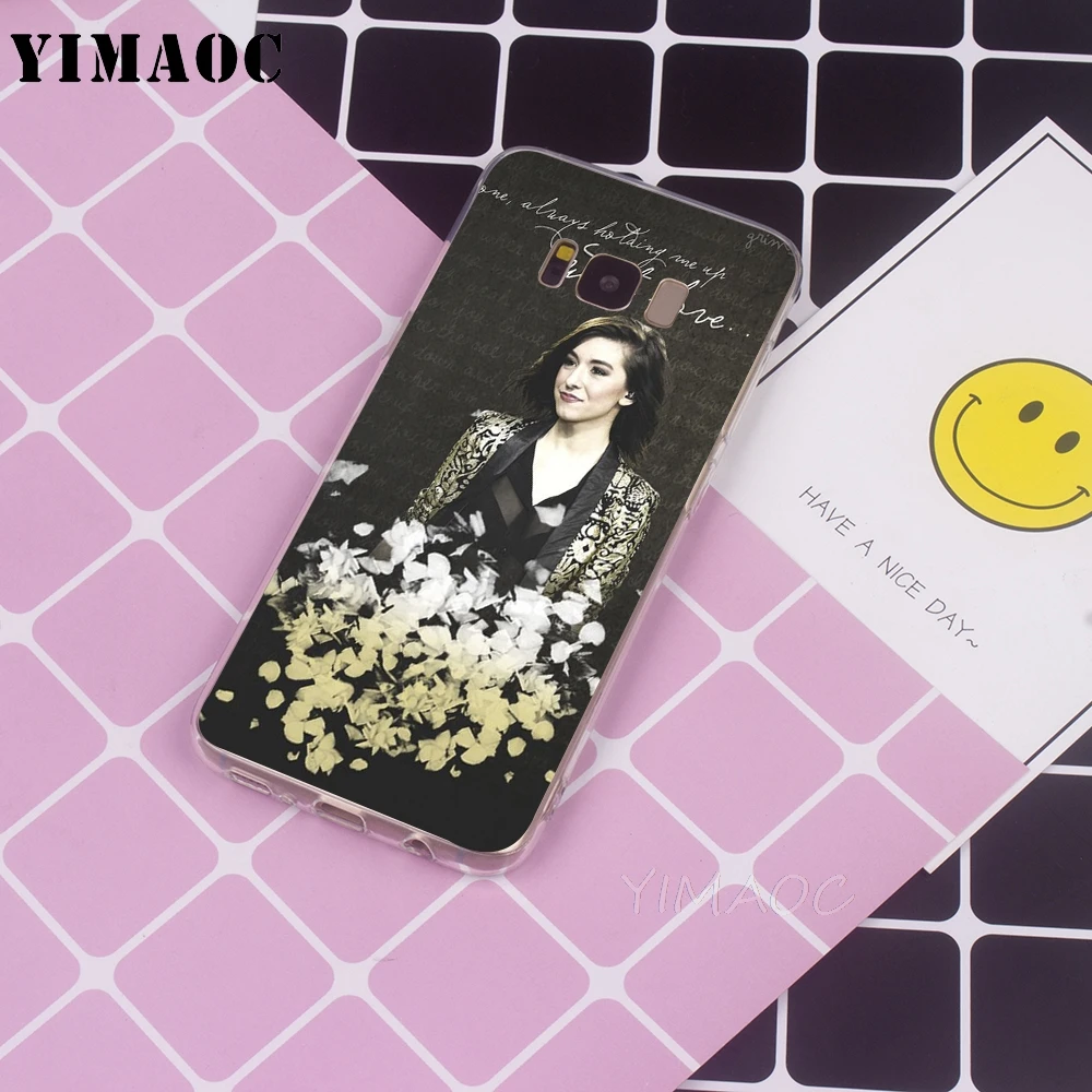 YIMAOC Christina Grimmie Soft TPU Case for Galaxy j3 j5 j6 j7 A5 2016 2017 A6 A9 2018 Note 8 9 S7 edge S8 S9 S10 Plus S10e Cover |