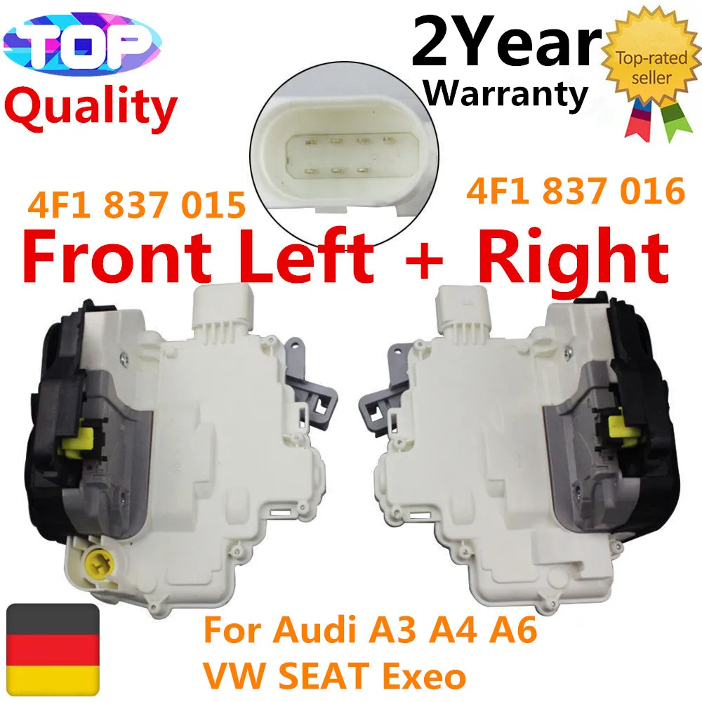 Дверной замок AP01 4F1837016 4F1837015 для Audi A3 A4 A6 передний левый и правый 3 2 V6 quattro S3 1 8 T 6 TDI FSI