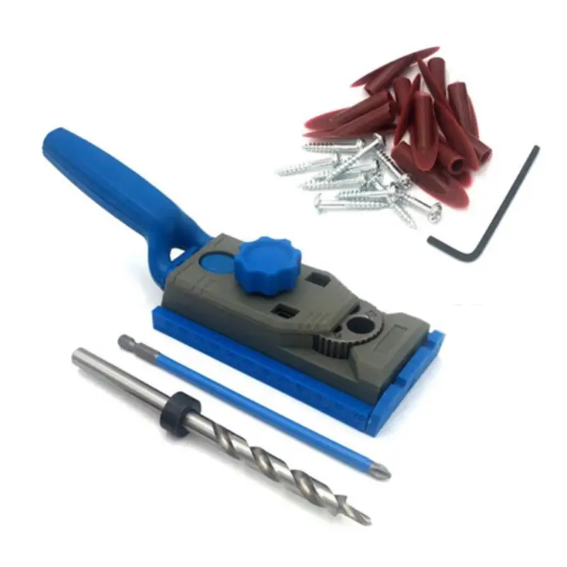 2 в 1 сверло карманное отверстие джиг Деревообработка для прямого и углового