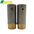 Алмазные насадки SHDIATOOL, вакуумная пайка на палец, 25 мм, с резьбой M14, увеличивающая форму, с круглым Скосом, имеющиеся отверстия