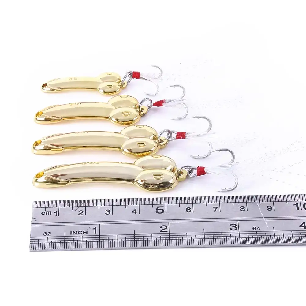 HENGJIA Metal Spinner 5/10/15/20g Bass Pike DD Spoon Bait Fishing Lure Iscas Artificial Hard Baits Crap Tackle | Спорт и развлечения