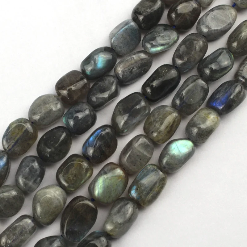 Freeform каменные бусины из Лабрадорита натурального камня сделай сам для