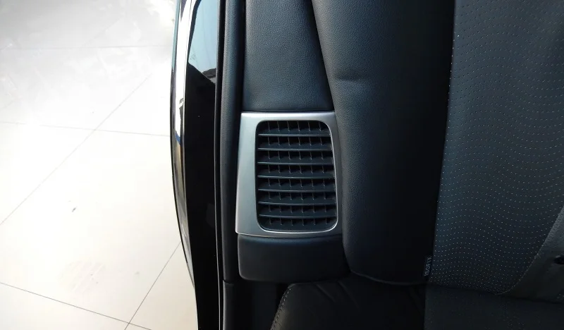 Нержавеющая сталь сзади AC vent кондиционер крышка декоративная рамка для Toyota Prius 30 ZVW30 2010 2011 2012 2013 года