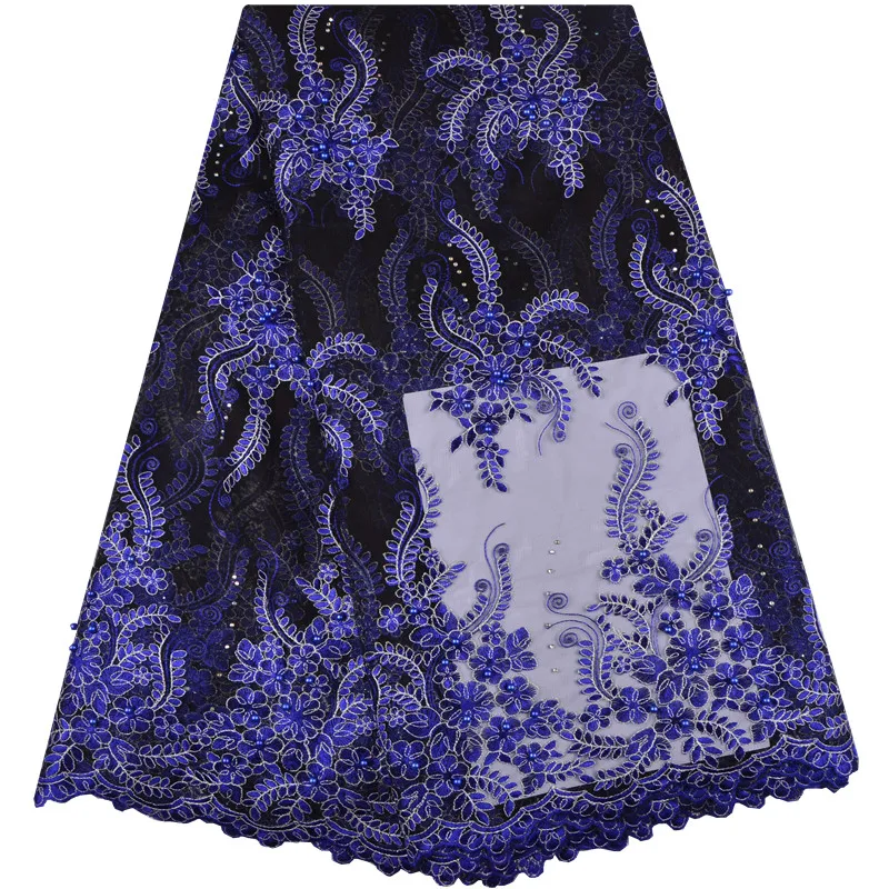

2018 Latest Green French Nigerian Lace Fabric High Quality Tulle African Lace Fabrics Wedding African French Tulle Lace 1307