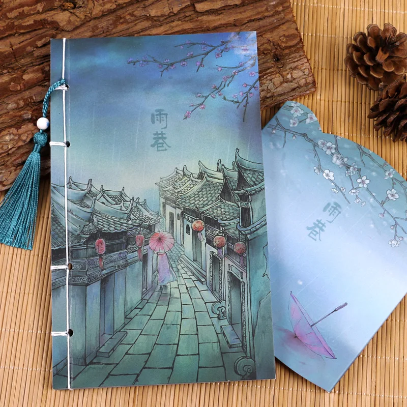 Винтажный ноутбук в китайском стиле красивый классический блокнот ежедневные