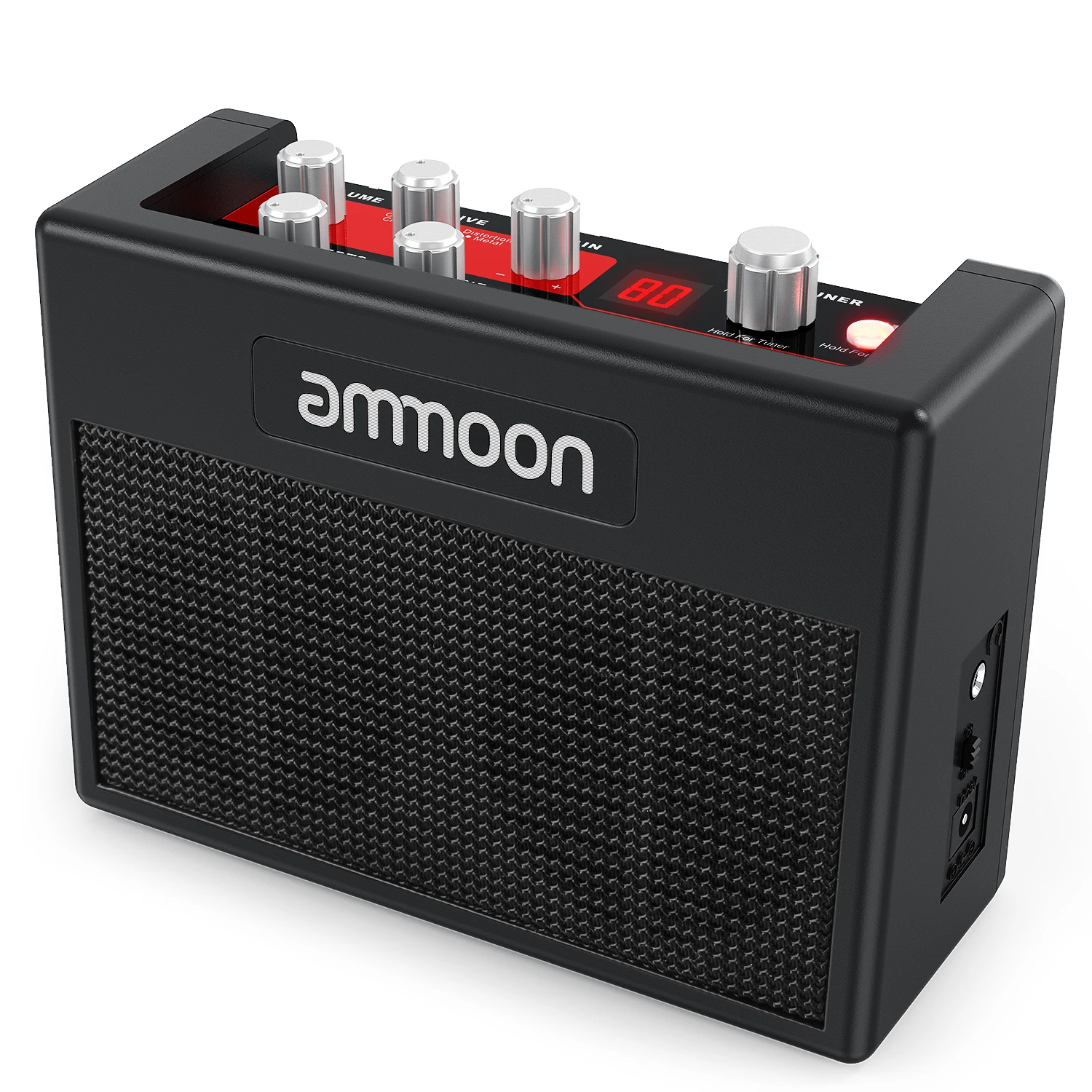 POCKAMP Portable Guitar Amplifier Amp Built-in Multi-effects 80 Drum Rhythms Support Tuner Tap Tempo Functions