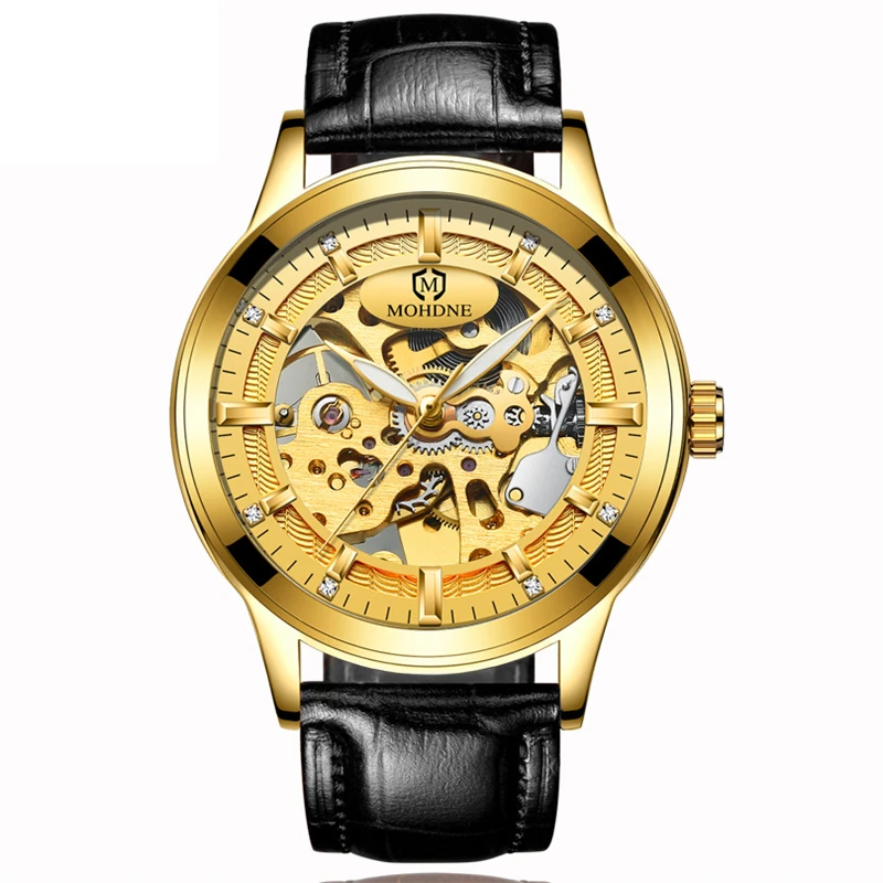 Часы Golden Tourbillon Мужские механические автоматические водонепроницаемые|Мужские