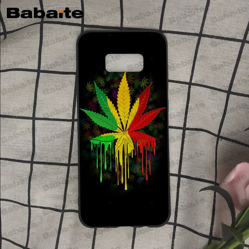 SMOKING eat weed sleep music Protector phone Case For Samsung Galaxy s9 s8 plus note 8 note9 s7 s6edge cases Babaite