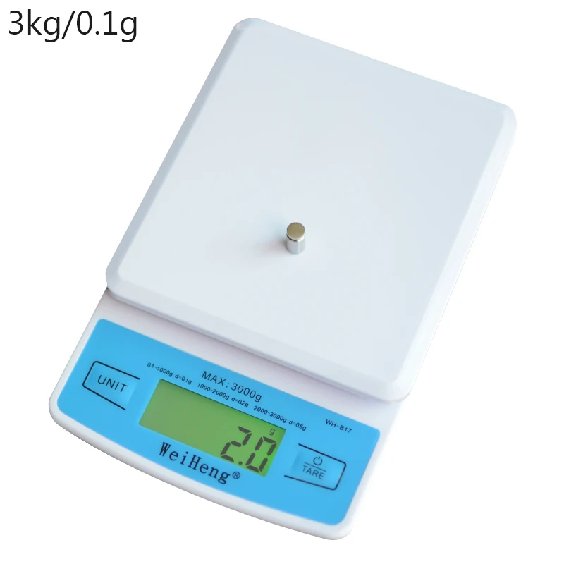 3kg-0.1g 1 шт., 10 кг/3 кг/5 кг, тонкие цифровые электронные весы с ЖК-дисплеем, нержавеющая сталь, ABS, пищевые, высокоточные, бытовые кухонные весы - Цвет: 3kg-0.1g