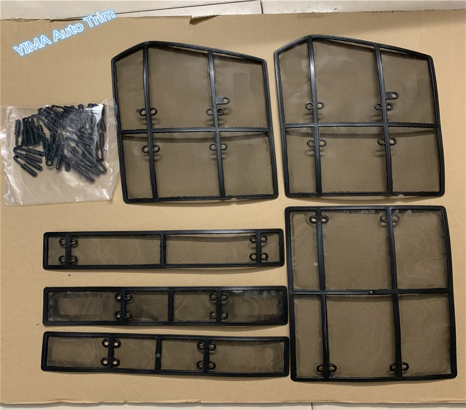 Автомобильный Стайлинг передняя решетка для защиты от насекомых сетчатая