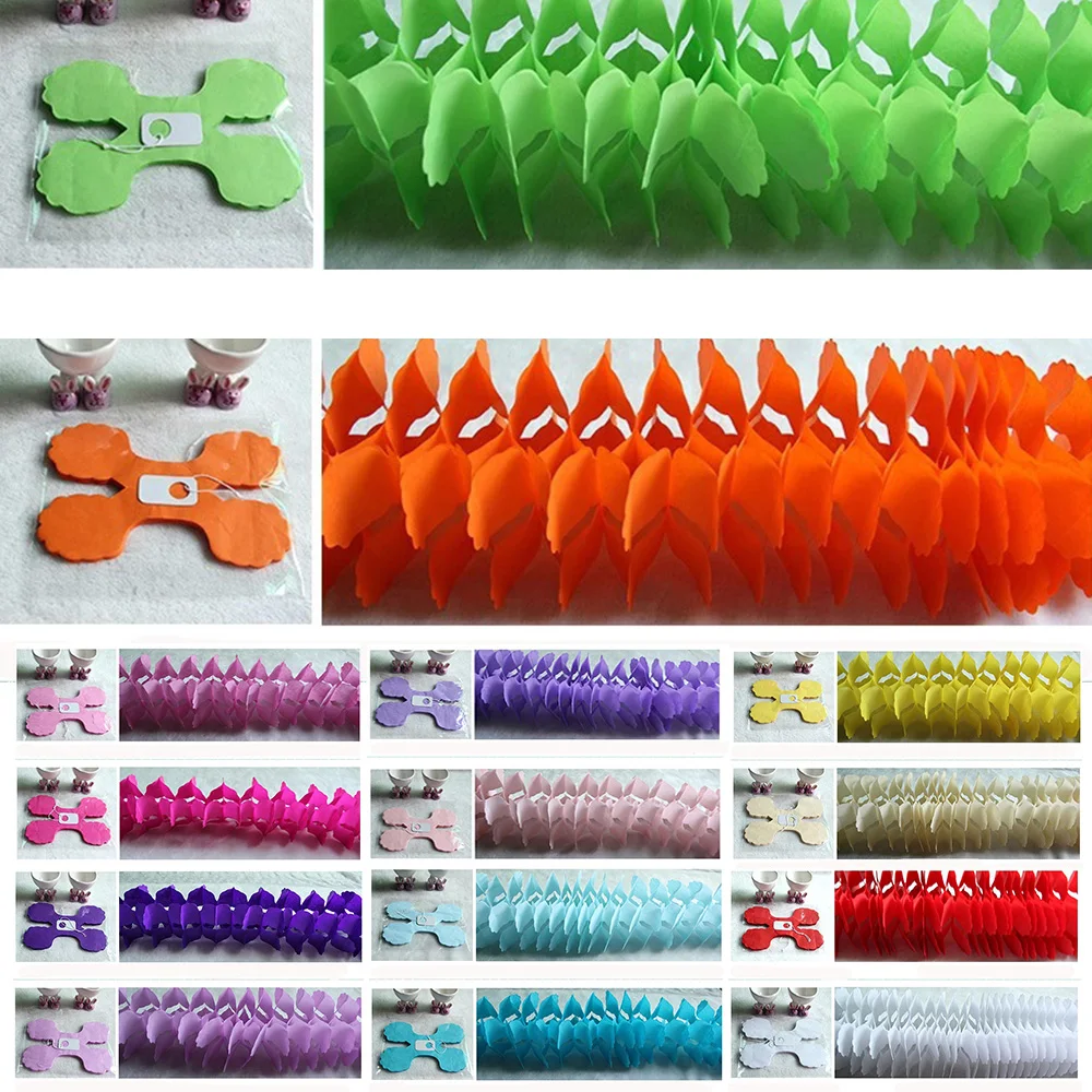 Висячие бумажные ткани праздничные Свадебные клещи гирлянды вечерние украшения