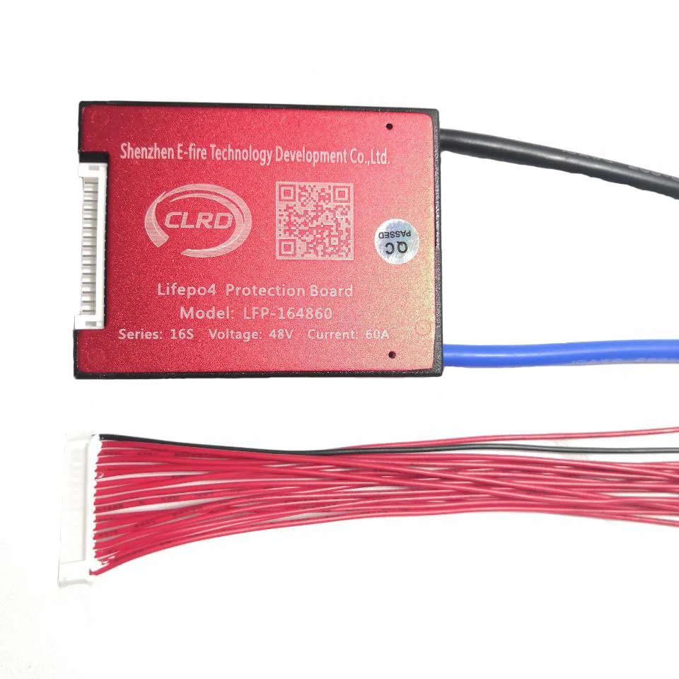 3 2 V cell 16S 48V 20A 30A 40A 50A 60A BMS используется для 48v 10ah 12ah 15ah 20ah lifepo4 батареи с функцией