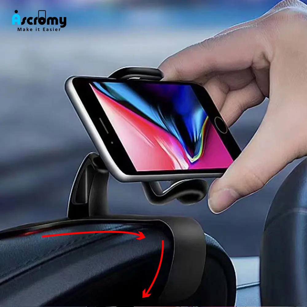Ascromy Автомобильный держатель для телефона HUD приборная панель подставка Xiaomi iPhone 7