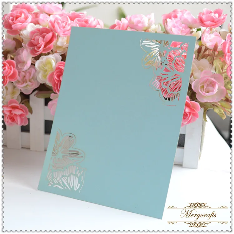 

luxury 2017 laser cut invitation cards for wedding decoration