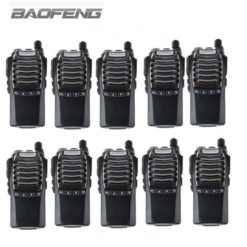 

10-PCS Baofeng UV-8D UHF 400-480MHz Dual PTT Radio 8W 128CH 2800 mAh DTMF VOX 1750Hz Tone FM VOX Walkie Talkie earpiece