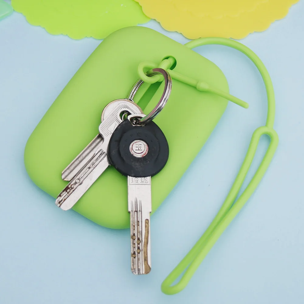 Зеленая Фотосумка для ключей 1 шт. чехол карт держатель кольцо