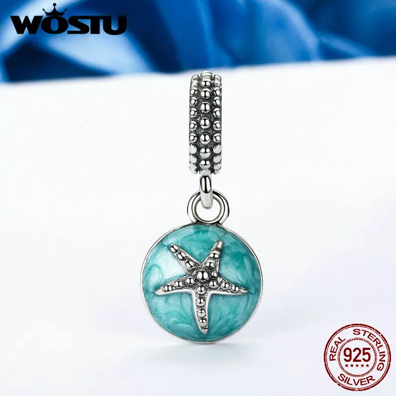 Женские Подвески-бусины в виде морской звезды из серебра 925 пробы | Украшения и