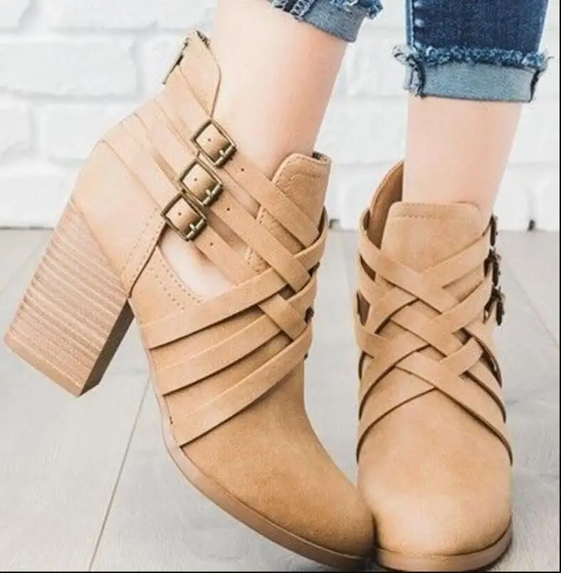 Женская офисная обувь chaussure femme женские туфли гладиаторы на не сужающемся книзу