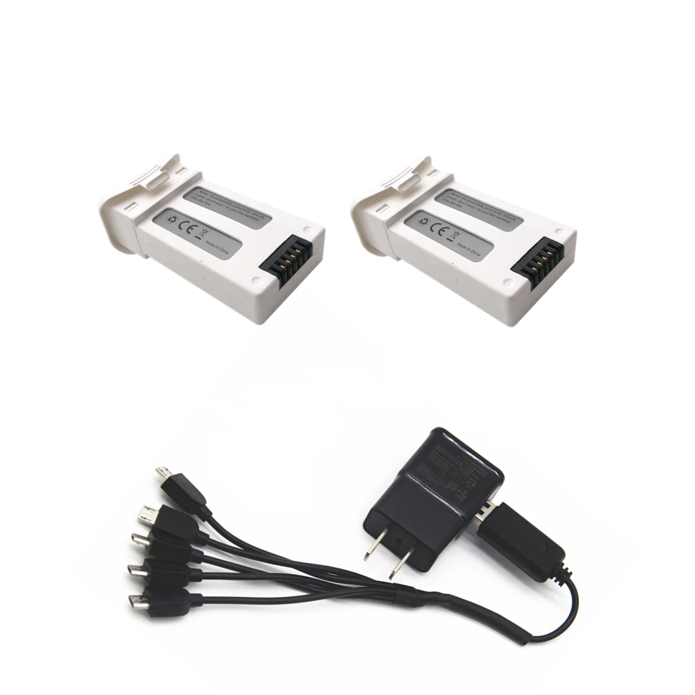 US Plug 2 5in1 3,7 V 1000 мА/ч, литий-ионный аккумулятор Батарея для SJRC S20W T25 Дрон Квадрокоптер с дистанционным управлением 903048 3.7Wh с 3 в 1 взаимный обмен данными между компьютером и периферийными устройствами Зарядное устройство для SJRC S20W - Цвет: US Plug 2 5in1