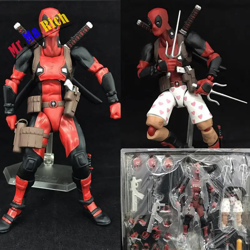 Дэдпул Figma Ex 42 Dx фигурка Дэдпула из ПВХ кукла кукла|model toy|pvc action figuredeadpool figure |
