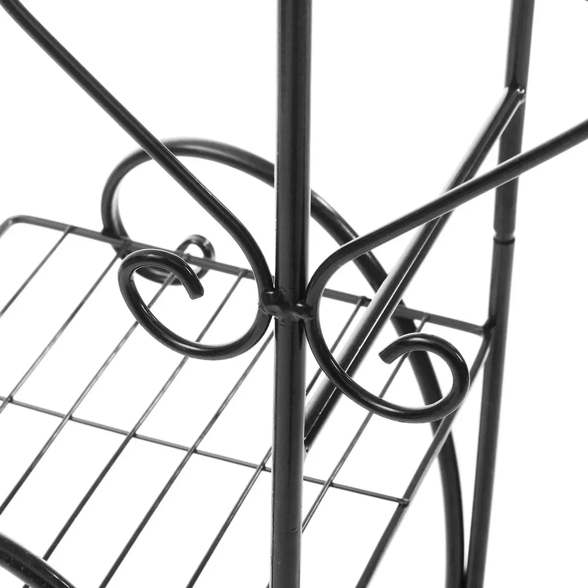

4 Tier Simple Metal Plant Stand Display Shelf Holder Home Indoor Outdoors Office Decor Garden Balcony Flower Pot Storage Rack