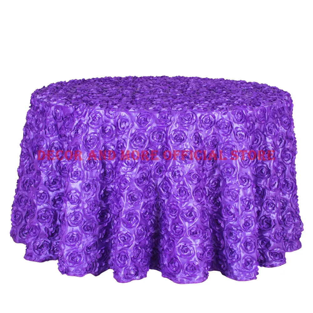 Скатерть круглая квадратная с 3D изображением розетки 10 шт.|table cover|blue table coverwedding round