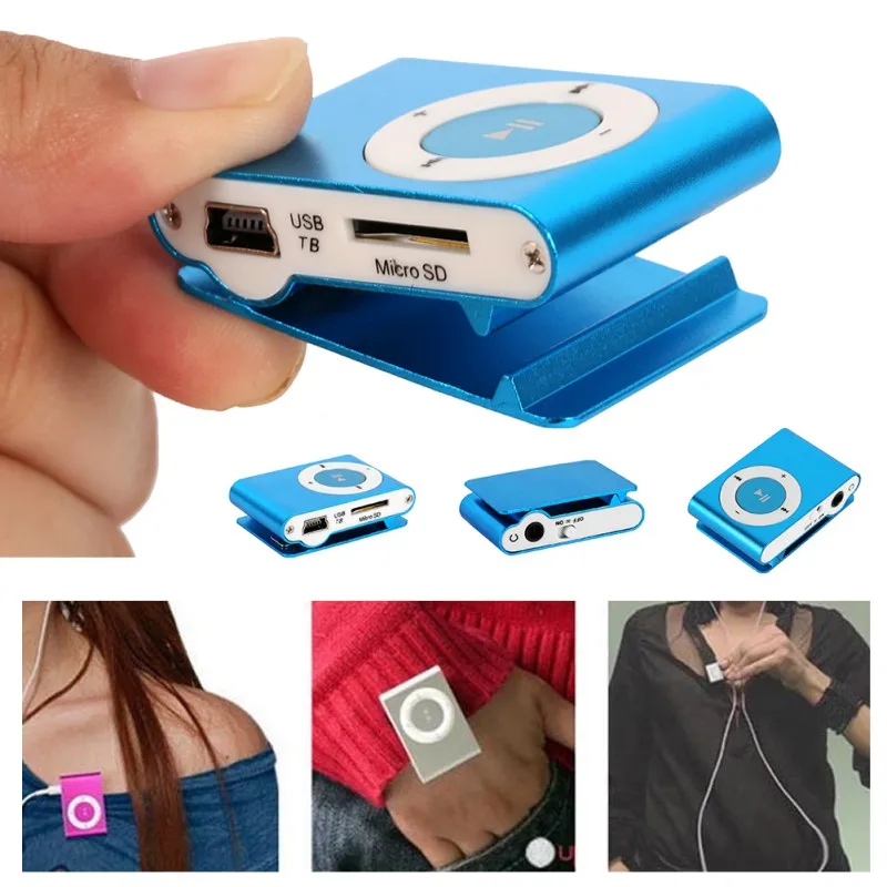 Protable Music Player High Quality Mini Sport Mp3 Support Micro TFCard Slot USB Port Walkman | Электроника