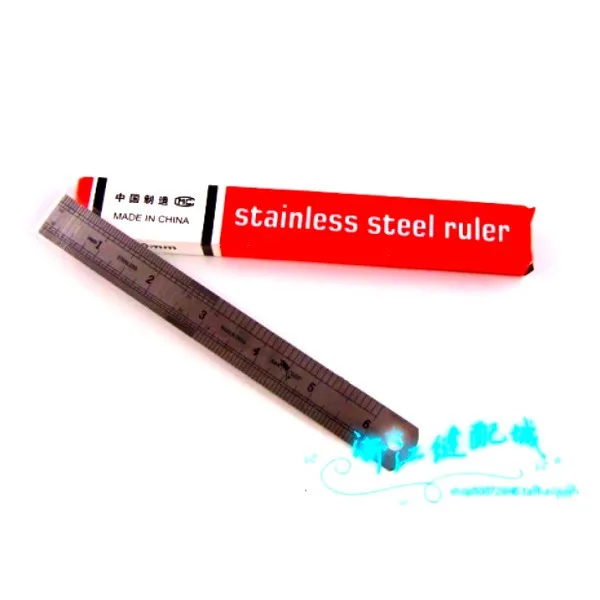 Метрическая линейка из нержавеющей стали 15 см|ruler measure|rulers comsteel spade |