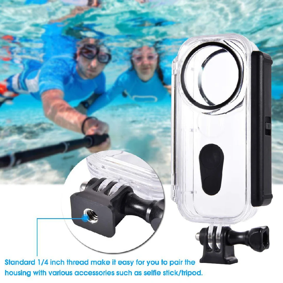 Водонепроницаемый корпус для Insta360 ONE X панорамная камера для дайвинга 5 м подводное плавание экшн-камера для Vlog Live Streaming