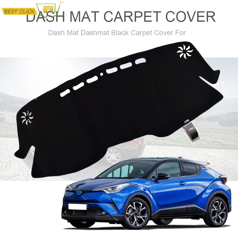 Чехол Xukey для приборной панели коврик Toyota CHR C HR 2016 2017 2018 2019 LHD чехол с