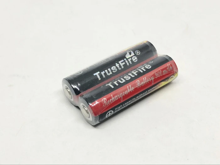 2 шт./лот TrustFire 14500 AA 900 мАч 3 7 В защищенные литиевые аккумуляторы с печатной платой
