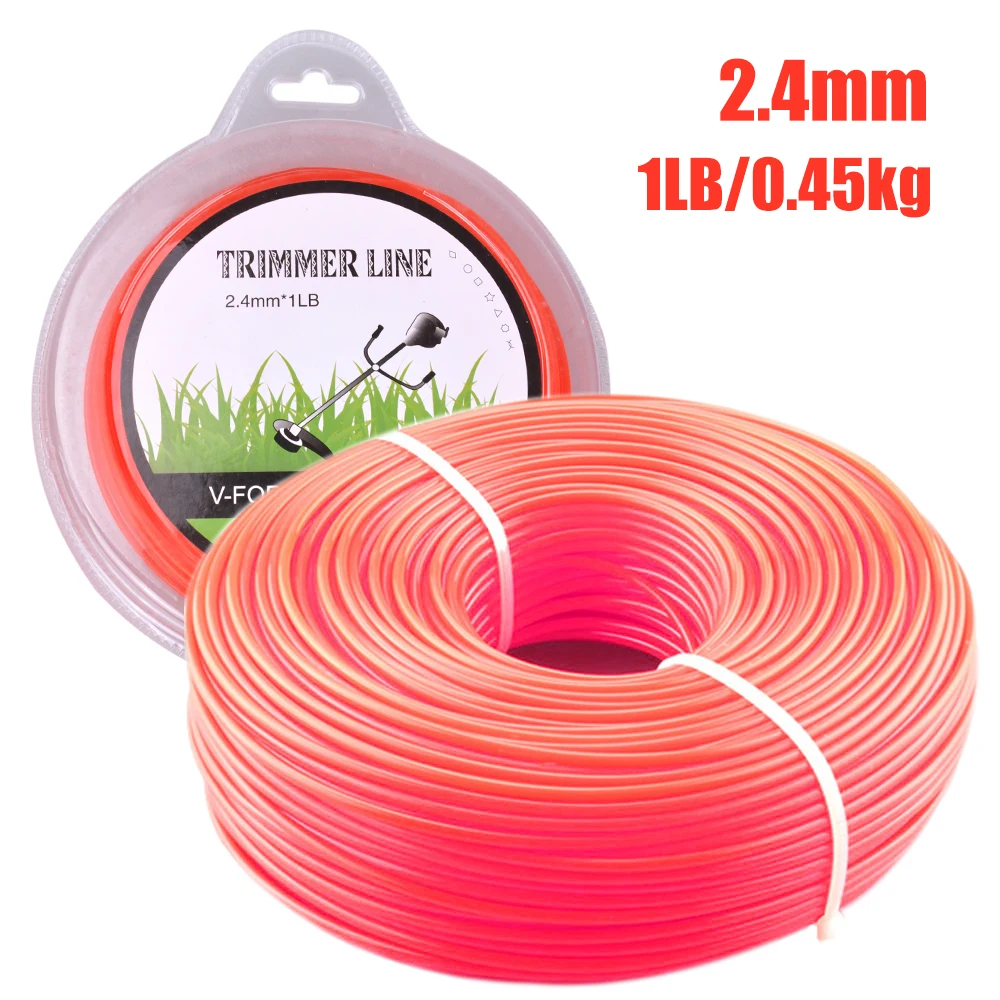 2,4 мм/3 мм X 450g нейлон газонокосилка триммер шнур провода Строка трава Strimmer линии для газонокосилка бензокоса для