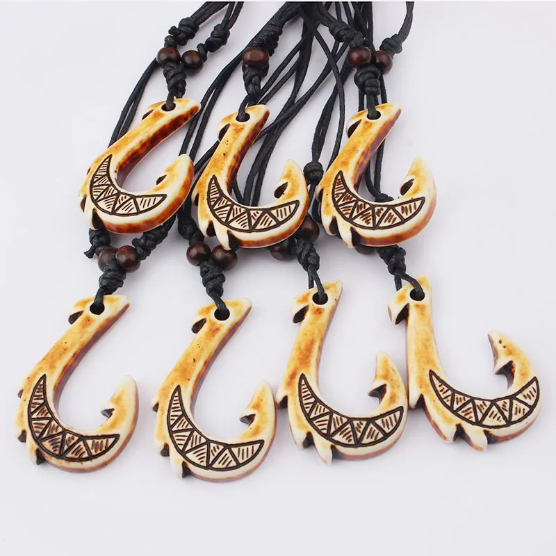 12 шт. Гавайская искусственная резьба по кости для мужчин и женщин NZ искусственное