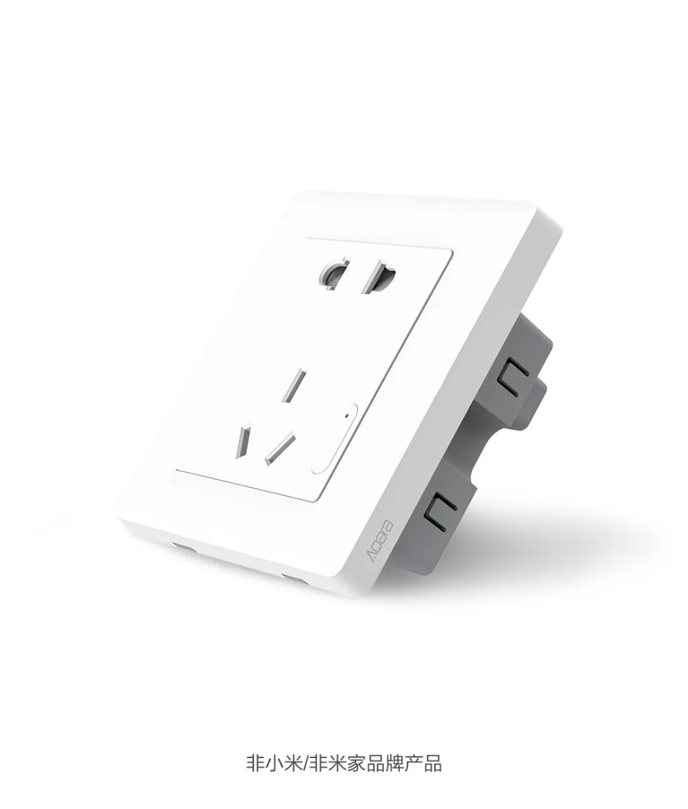 2018 Оригинал xiaomi Aqara умная настенная розетка ZigBee wifi Пульт дистанционного