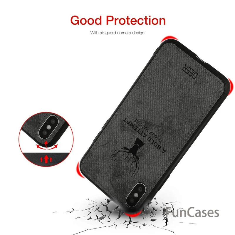 Back Cloth Texture Phone Case For Samsung Galaxy Note 9 8 S8 S9 A6 A8 Plus A7 2018 A9 Star Lite Soft Protective Cover Coque | Мобильные