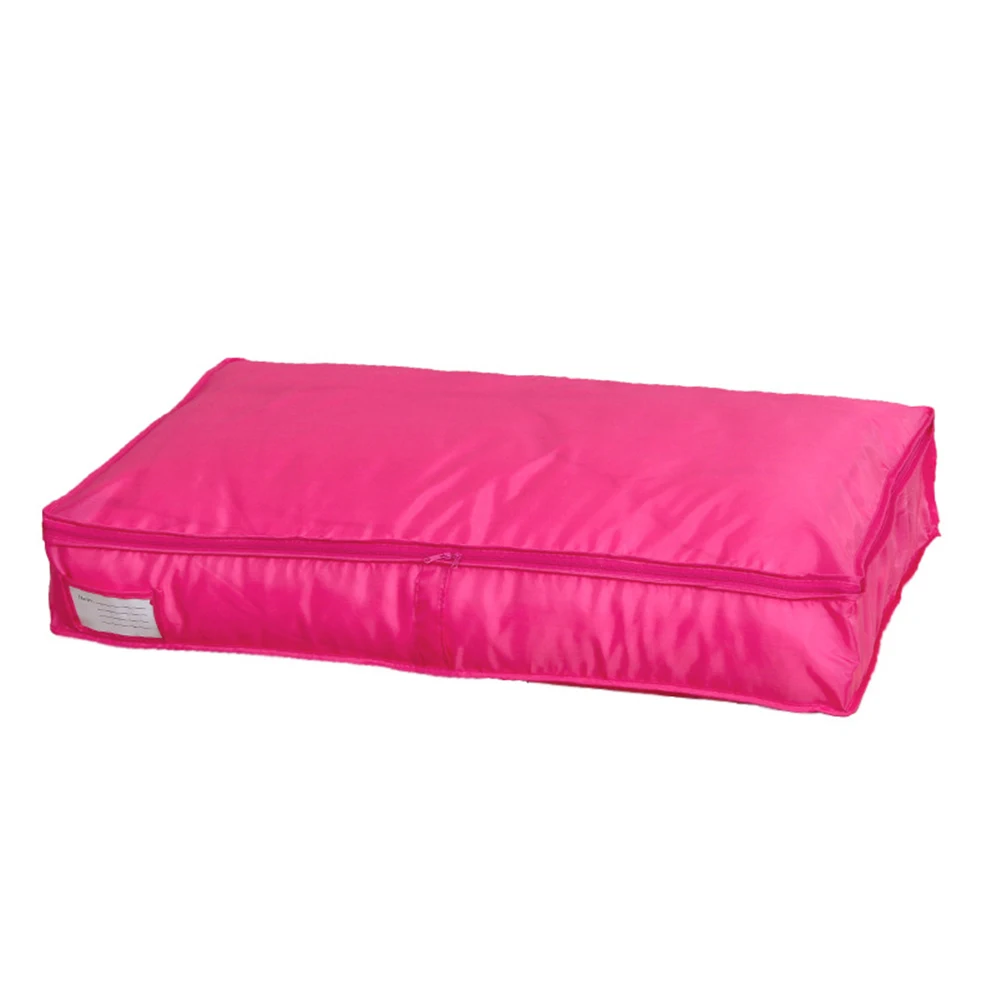 Rosy M Size 1 шт. большие одеяла одеяло коробки для одежды складной упаковочный мешок для сортировки Наплечная Сумка для хранения в шкафу чемодан органайзер для багажа - Цвет: Rosy M Size