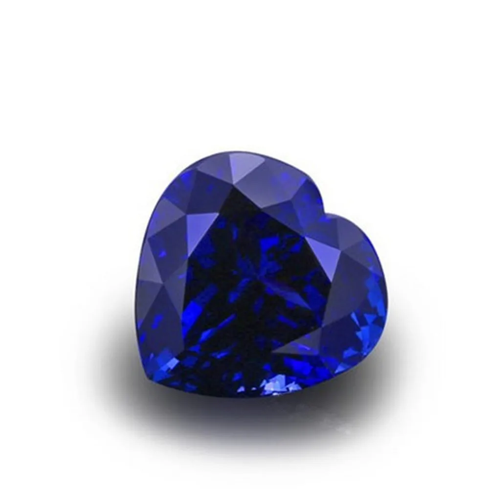 

Joanlyn Heart Shape Faceted Sapphire Gemstone Multiple Sizes to Choose C62S