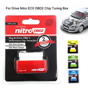 15% экономия топлива дополнительная мощность привода Nitro EC0 OBD2 чип тюнинг бокс драйвер Plug для автомобилей Тюнинг бокс разъем и привод OBDII интерфейс подходит