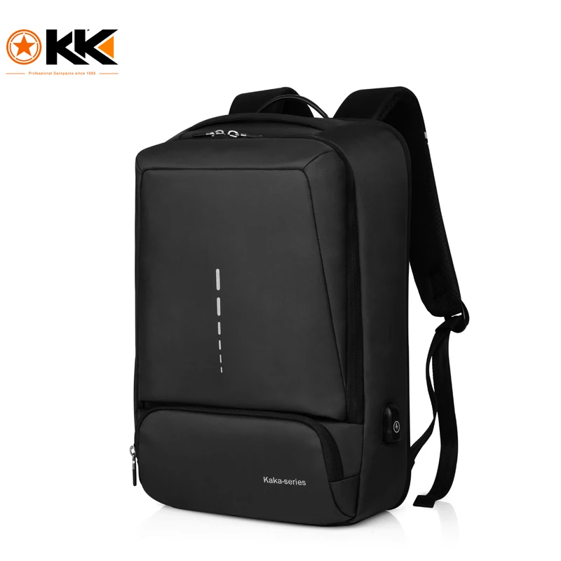 2019 KAKA модный рюкзак с usb портом 15 6 Рюкзак Для Ноутбука Мужской школьный сумка для