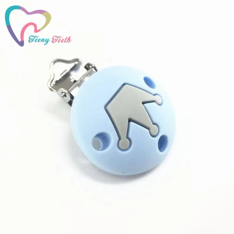 Teeny Teeth 1 PC Pacifier Clip Round Crown Chain Silicone Selectable Teething Beads Suspender | Украшения и аксессуары