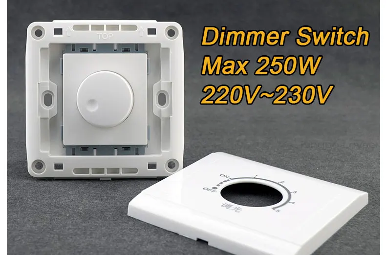 Светодиодный диммер 220v Max 250W 200-240V светильник Диммер Led диммер