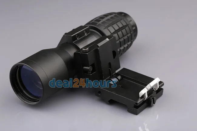 4X Лупа FTS флип в сторону для Eotech Aimpoint или похожие области прицелы на открытом воздухе Охота