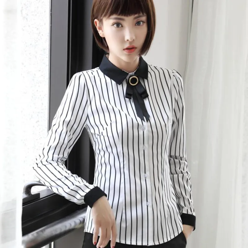 Элегантный цвет: черный белый розовый комплект из рубашки в полоску и джинсов