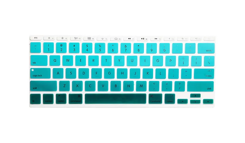 Наклейка на клавиатуру силиконовая цветная S для Macbook Air 11 6 дюймов чехол